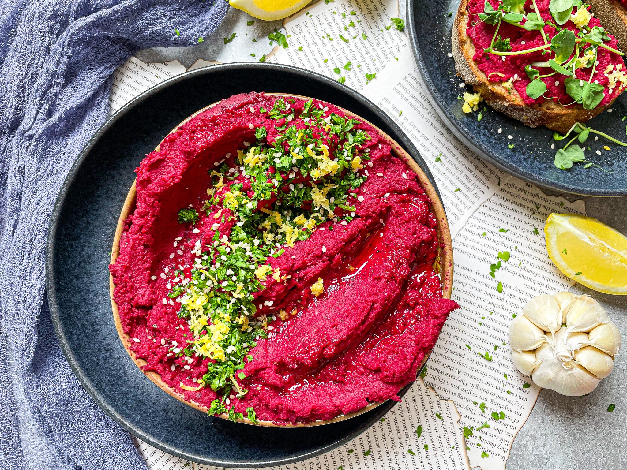 Beetroot Hummus (Ve)