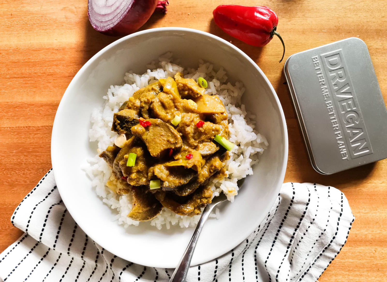 Aubergine and Potato Massaman Curry (Ve)