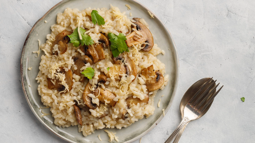 Wild Mushroom & Spinach Risotto (Ve)