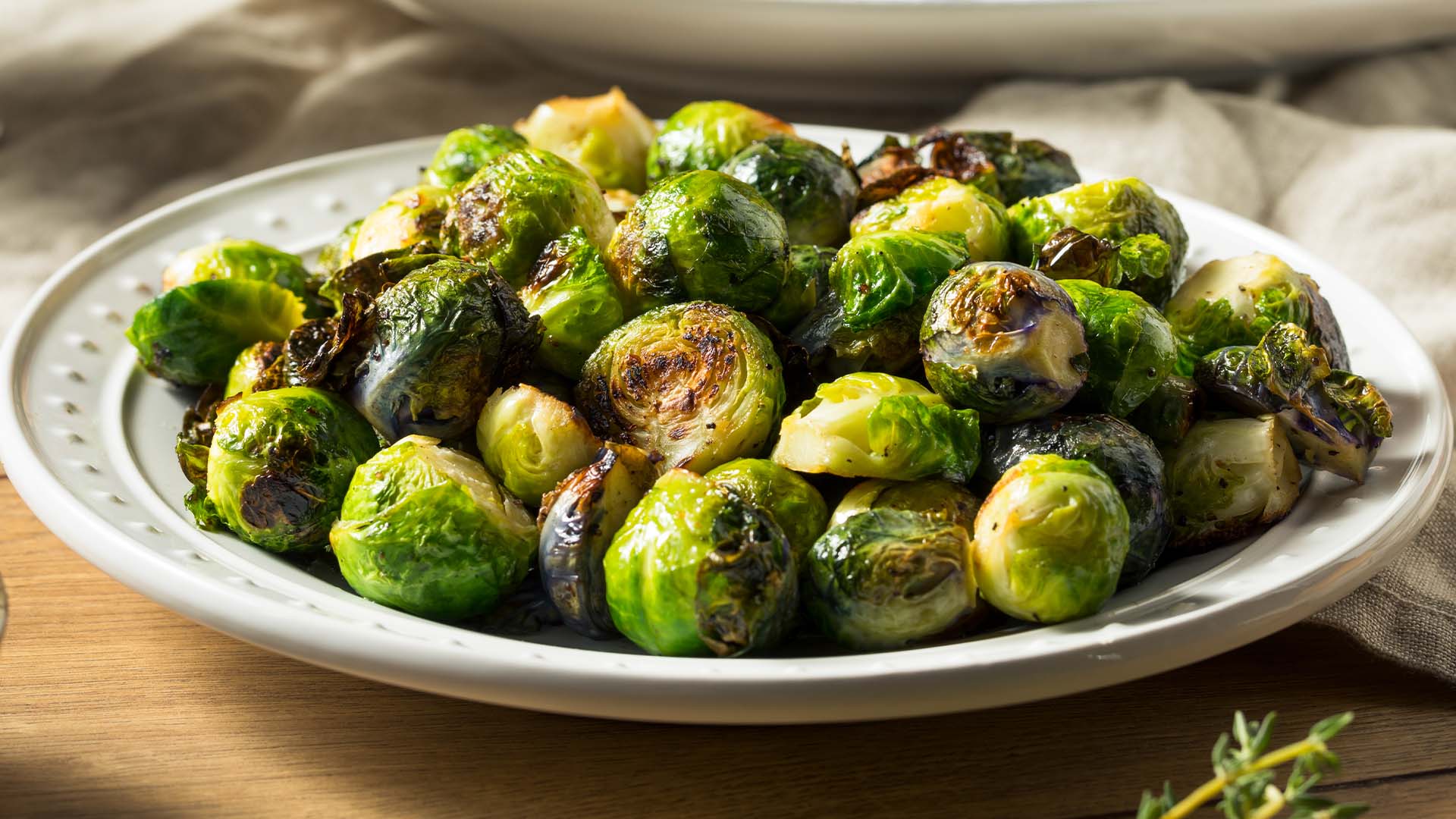 Sticky Marmite Brussels Sprouts (Ve)