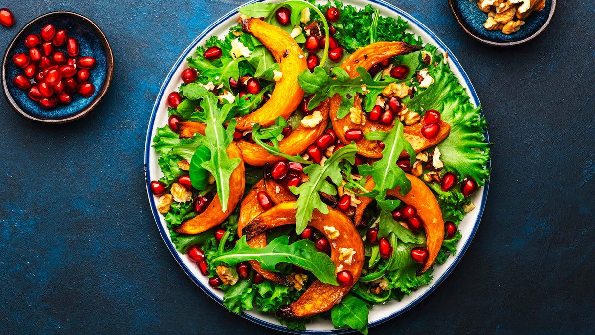 Roast Pumpkin Salad (Ve)