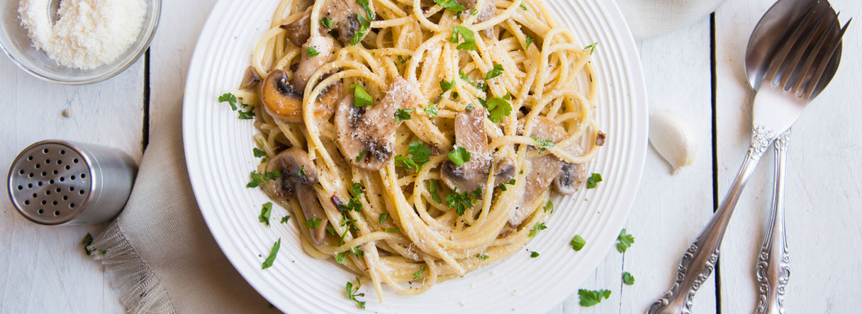 Mushroom Satay Spaghetti (Ve)