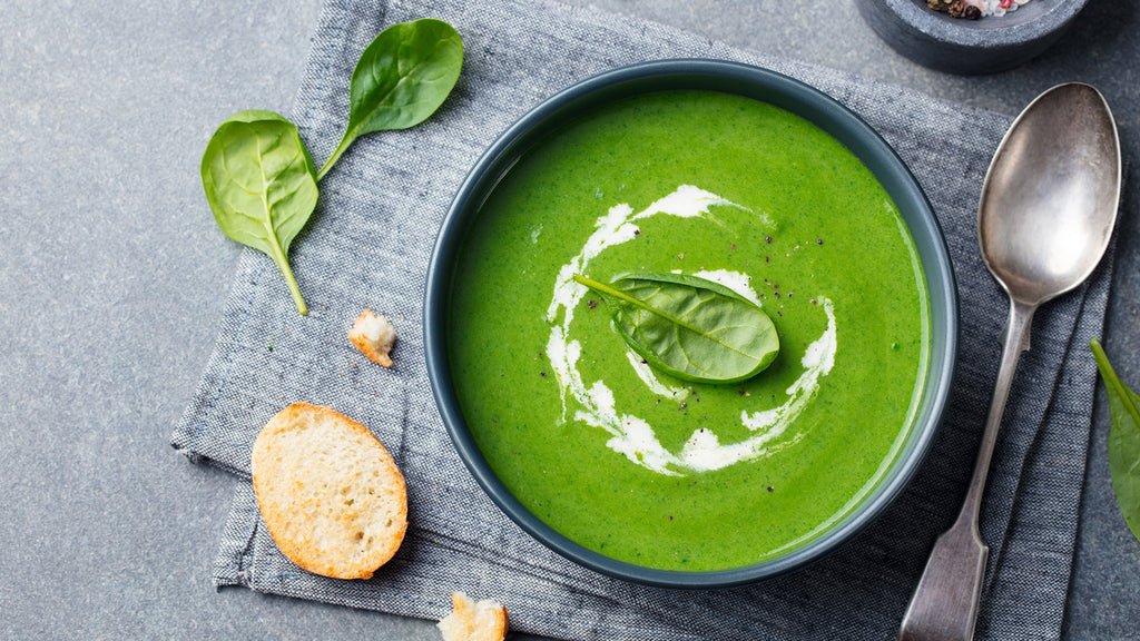 Creamy Spinach Soup (Ve)