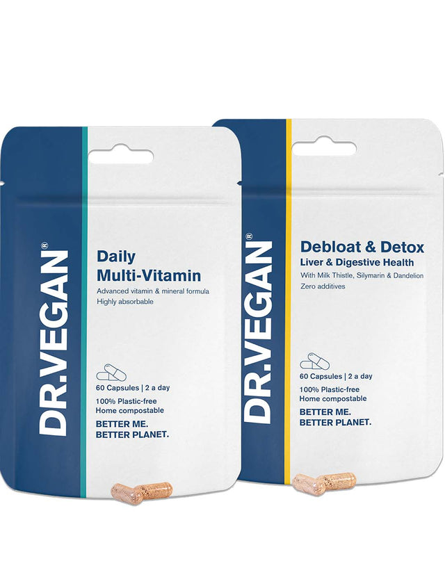 Digeron Daily Digestion Supplements Bundle - Daily Multi-Vitamin & Debloat and ...